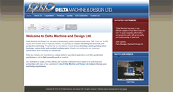 Desktop Screenshot of deltamachinecanada.com